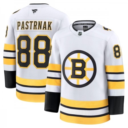 Miesten NHL Boston Bruins Pelipaita 2025-26 Fanatics Premium David Pastrnak Vieras Valkoinen Miesten NHL Boston Bruins Pelipaita 2025-26 Fanatics Premium David Pastrnak Vieras Valkoinen